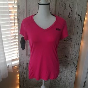 🍋FILA Fitted DryFit Workout Shirt